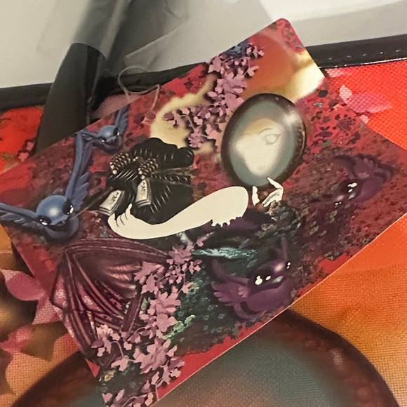 Ed Hardy Multicolor Artistic Tote Bag - Picture 3 of 5